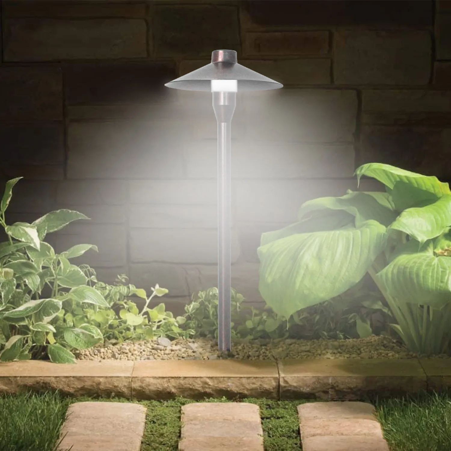powered led walkway lights